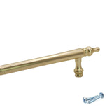 M4TEC Brushed Brass Decorative Bar Handle – VH6 Series (Traditional Cabinet & Drawer Handle)