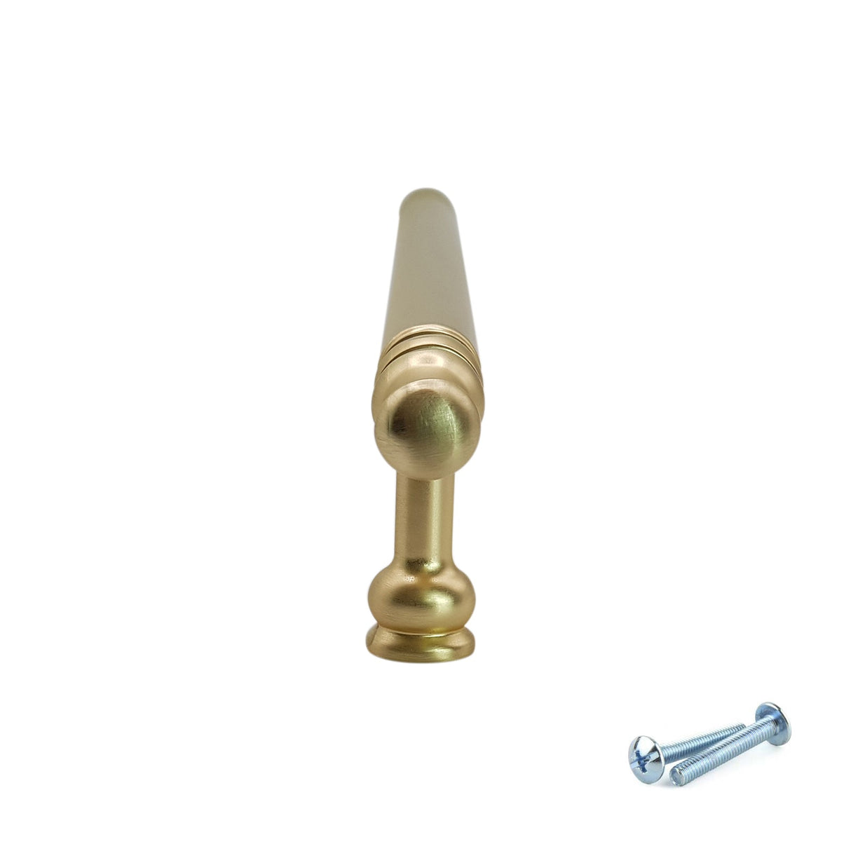 M4TEC Brushed Brass Decorative Bar Handle – VH7 Series (Traditional Cabinet & Drawer Handle)