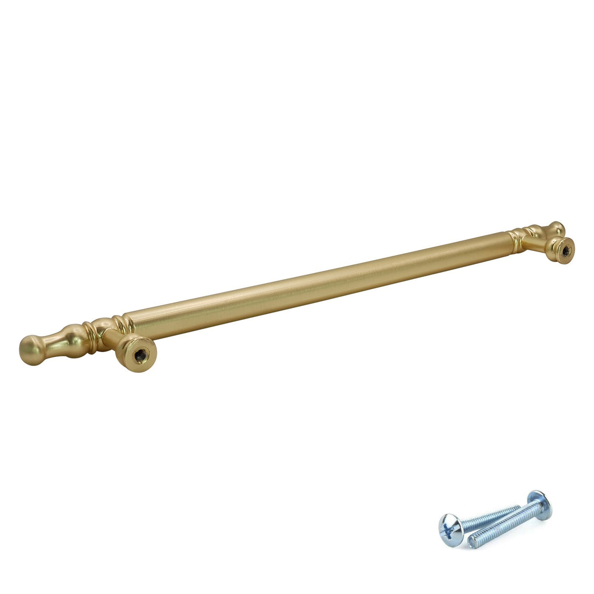 M4TEC Brushed Brass Decorative Bar Handle – VH7 Series (Traditional Cabinet & Drawer Handle)