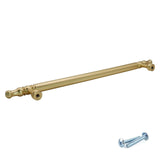 M4TEC Brushed Brass Decorative Bar Handle – VH7 Series (Traditional Cabinet & Drawer Handle)
