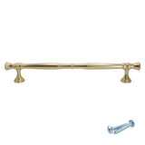 M4TEC Bar Handle Brushed Brass Doors, Drawers or Cupboards VH8 Series 10 pack