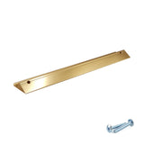 M4TEC Brushed Brass Bar Pull Handle – Door, Drawer & Cupboard (VE8 Dalry Series, Multiple Sizes)