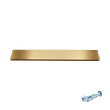 M4TEC Brushed Brass Bar Pull Handle – Cupboard, Drawer & Door (VE8 Dalry Series, Pack of 10)