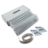 M4TEC Rose Gold Bar Pull Handle – Cabinet, Drawer & Cupboard Door (VE8 Dalry Series, Pack of 10)