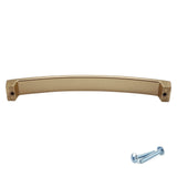 M4TEC Brushed Brass Bow Handle – Cabinet, Drawer & Cupboard Pull in 3 Sizes (VE9 Series)