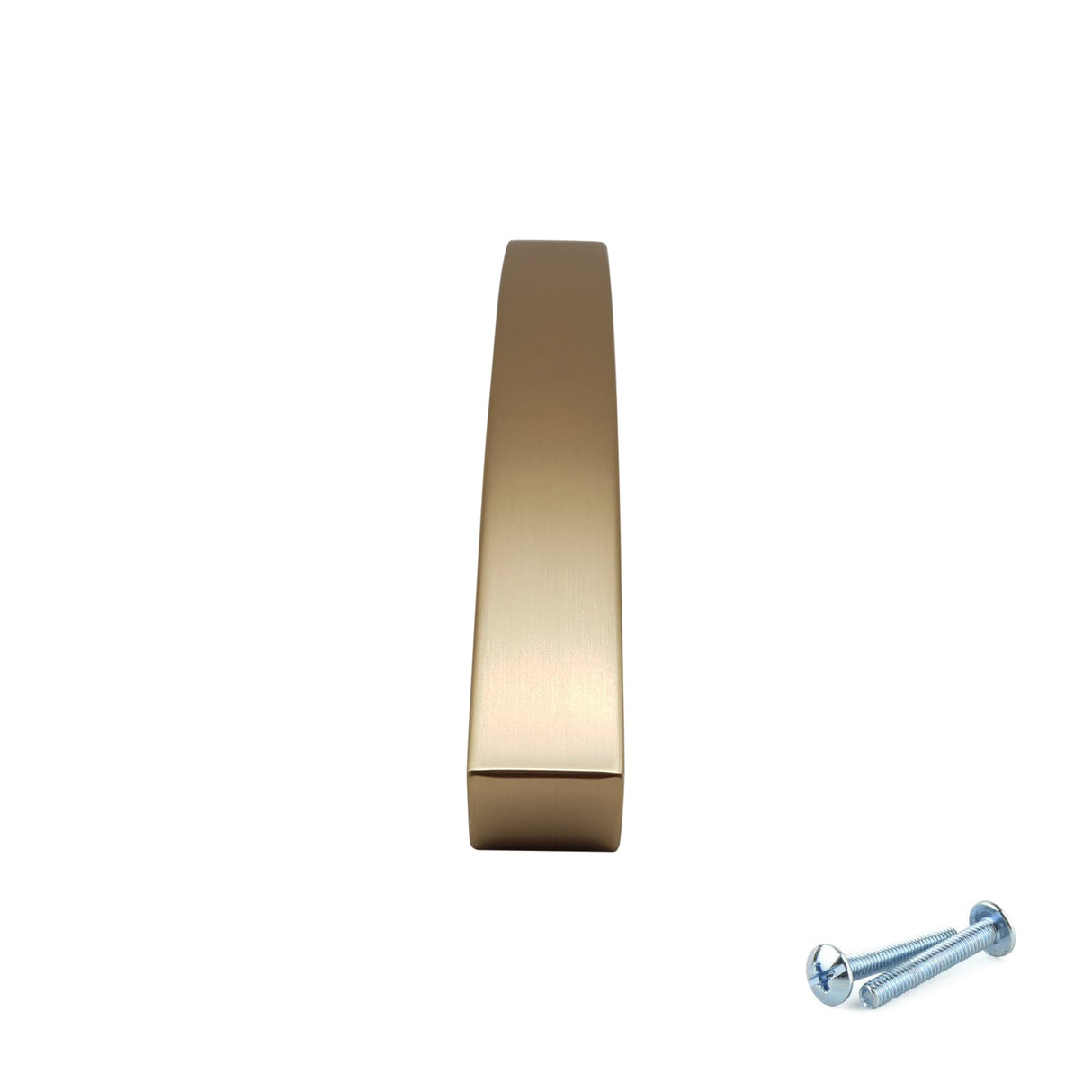 M4TEC Brushed Brass Bow Handle – Cabinet, Drawer & Cupboard Pull in 3 Sizes (VE9 Series)