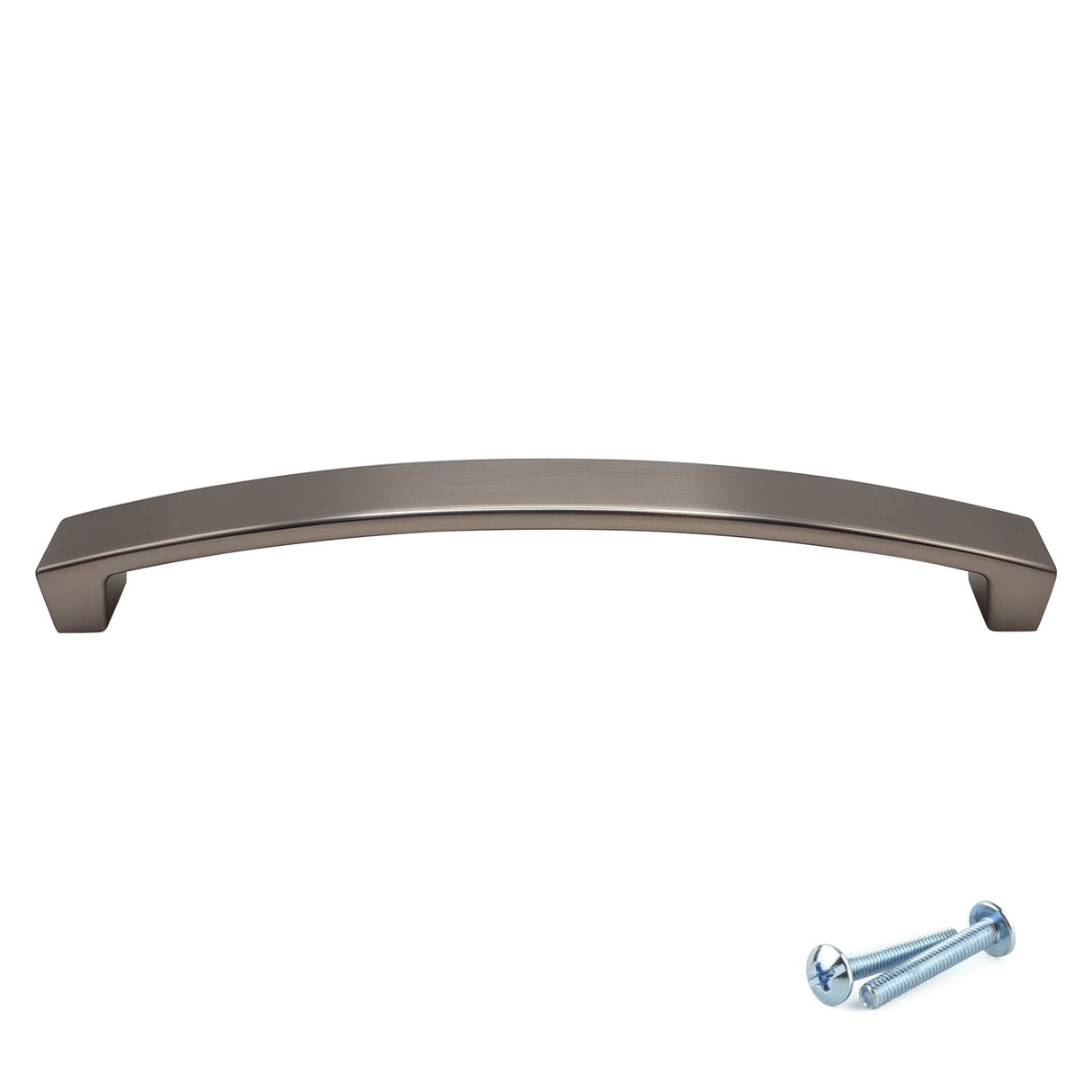 M4TEC Matt Satin Nickel Bow Handle – Cabinet, Drawer & Cupboard Pull in 3 Sizes (VE9 Series)