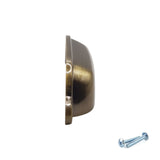 M4TEC 96mm Antique Brass Cup Handle - Kitchen Cabinet & Drawer Pull (VG4 Series)