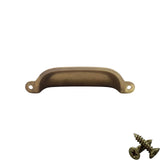 M4TEC 96mm Karat Gold Cup Handle - Luxury Zinc Cabinet Pull (VG4 Series)