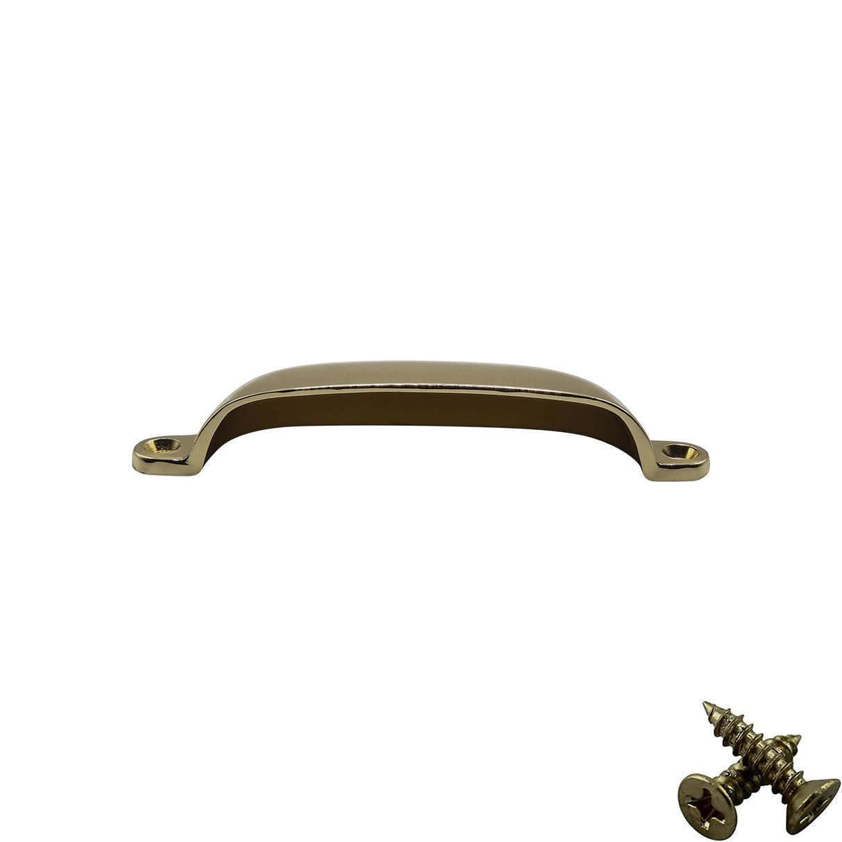 M4TEC 96mm Karat Gold Cup Handle - Luxury Zinc Cabinet Pull (VG4 Series)