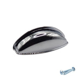 M4TEC Polished Chrome Cup Handle – 79mm Cabinet Drawer Pull, Zinc Cupboard Handle (VG3 Series)