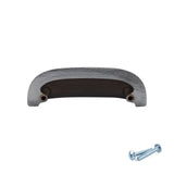 M4TEC 64mm Polished Chrome Cup Handle - High Shine Zinc Kitchen Cabinet & Drawer Pull (VG5 Series)