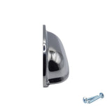 M4TEC 64mm Polished Chrome Cup Handle - High Shine Zinc Kitchen Cabinet & Drawer Pull (VG5 Series)
