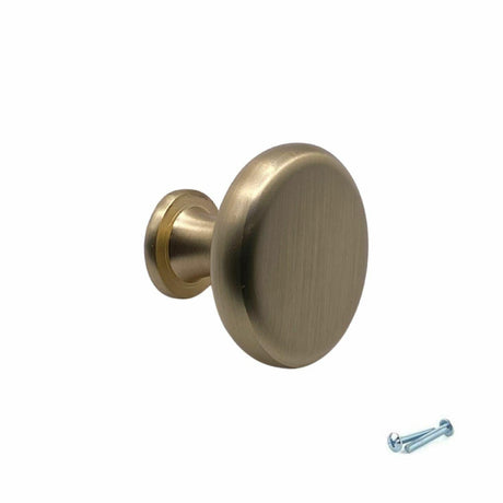 M4TEC Furniture Pull Knob – Brushed Brass, Chrome, Stainless Steel & Black Cabinet & Drawer Handle