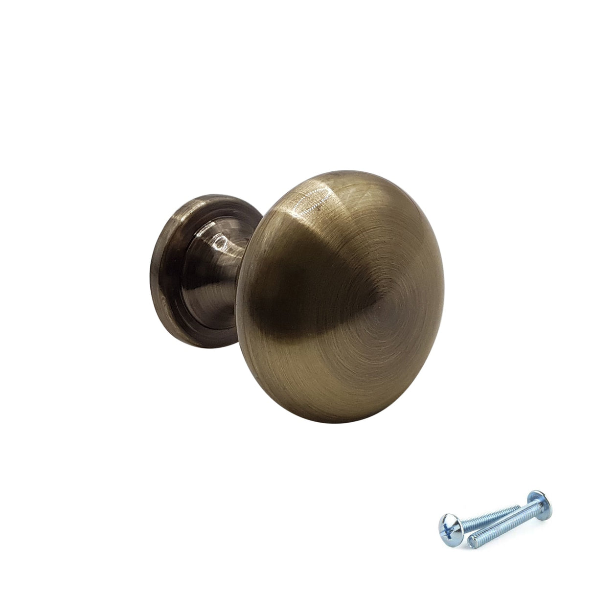 M4TEC Antique Brass Knob Handle – VH4 Series (29mm Cabinet, Drawer & Cupboard Knob)
