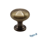 M4TEC Antique Brass Knob Handle – VH4 Series (29mm Cabinet, Drawer & Cupboard Knob)
