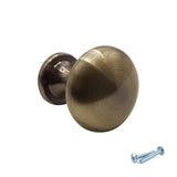 M4TEC Antique Brass Knob Handle – VH4 Series (29mm Cabinet, Drawer & Cupboard Knob)