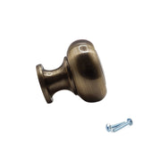 M4TEC Antique Brass Knob Handle – VH5 Series (30mm Cabinet, Drawer & Cupboard Knob)