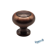 M4TEC Antique Copper Knob Handle – VH5 Series (30mm Cabinet, Drawer & Cupboard Knob)