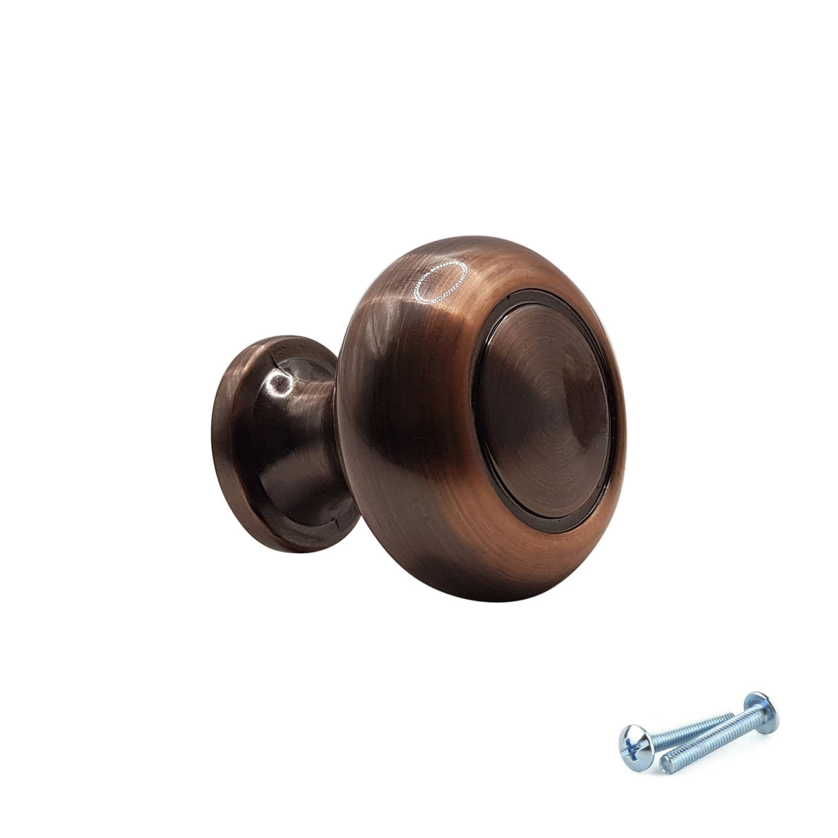 M4TEC Antique Copper Knob Handle – VH5 Series (30mm Cabinet, Drawer & Cupboard Knob)