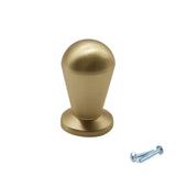 M4TEC Brushed Brass Cabinet Knob – 18mm Drawer, Door & Cupboard Handle VF3 Series