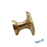 M4TEC Brushed Brass Octagonal Cabinet Knob – 30mm Drawer & Cupboard Door Handle VF7 Series
