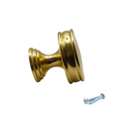 M4TEC Brushed Brass Knob Handles – VG7 Series – 30mm (Pack of 10)