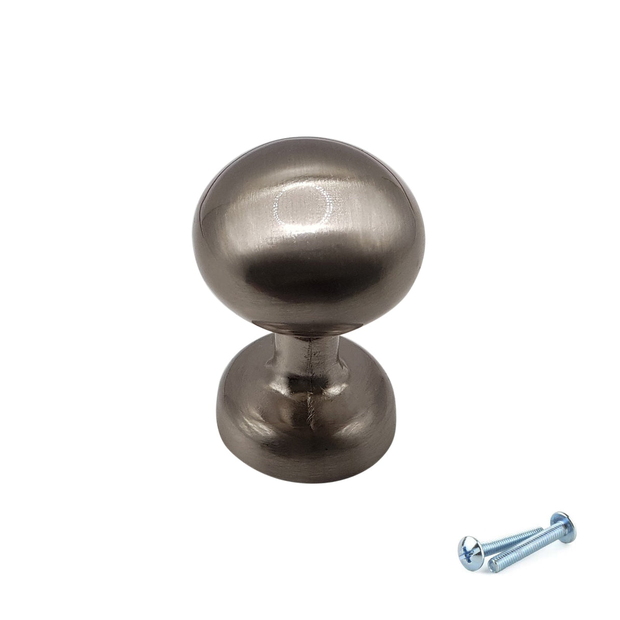 M4TEC Brushed Nickel Cabinet Knob – 34mm Furniture Drawer & Cupboard Door Handle (VF9 Series)
