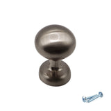 M4TEC Brushed Nickel Cabinet Knob – 34mm Furniture Drawer & Cupboard Door Handle (VF9 Series)