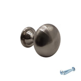 M4TEC Brushed Nickel Knob Handle – VH4 Series (29mm Cabinet, Drawer & Cupboard Knob)