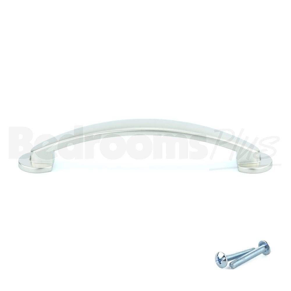 Matt Nickel Cabinet & Cupboard Pull Handle – M4TEC Cairn L6