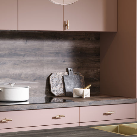 Bushboard Omega Modern Galloway Oak Kitchen Worktops Woods Timber Finish