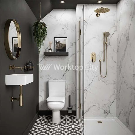 Multipanel Linda Barker Collection Calacatta Marble (3460) -  Shower/Bathroom Wall Panels