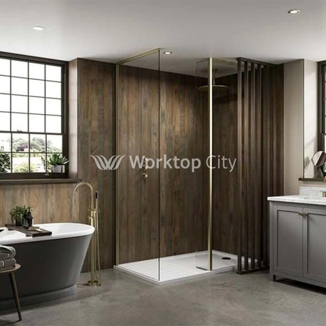 Multipanel Linda Barker Collection Salvaged Planked Elm (9480) -  Shower/Bathroom Wall Panels