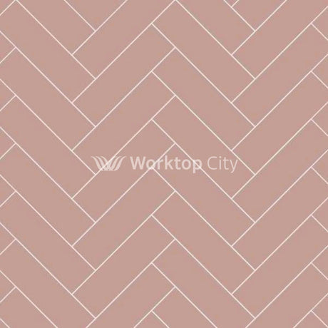 Multipanel Tile Collection Antique Rose (MT325H) - Herringbone Tile Shower/Bathroom Wall Panels