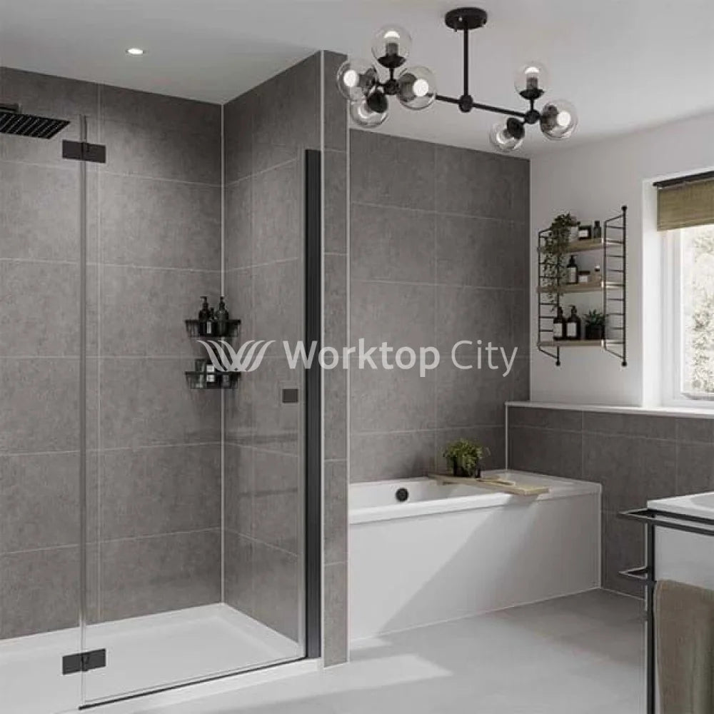 Multipanel Tile Collection Grey Mineral (MT487) - Large Tile Shower/Bathroom Wall Panels