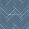 Multipanel Tile Collection Misty Blue (MT502H) - Herringbone Tile Shower/Bathroom Wall Panels