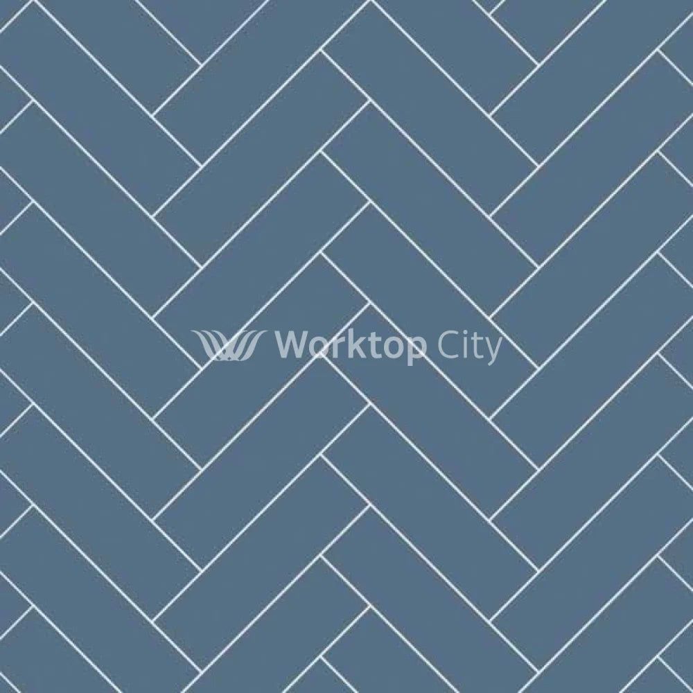 Multipanel Tile Collection Misty Blue (MT502H) - Herringbone Tile Shower/Bathroom Wall Panels