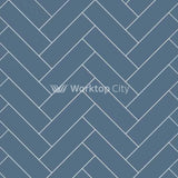 Multipanel Tile Collection Misty Blue (MT502H) - Herringbone Tile Shower/Bathroom Wall Panels