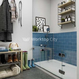 Multipanel Tile Collection Misty Blue (MT502M) - Metro Effect Tile Shower/Bathroom Wall Panels