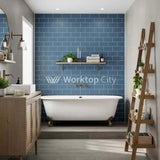 Multipanel Tile Collection Misty Blue (MT502M) - Metro Effect Tile Shower/Bathroom Wall Panels