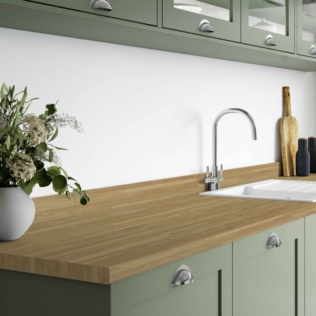 Wilsonart Natural Block Oak Postformed Edge Kitchen Worktops (Extramatt Finish)