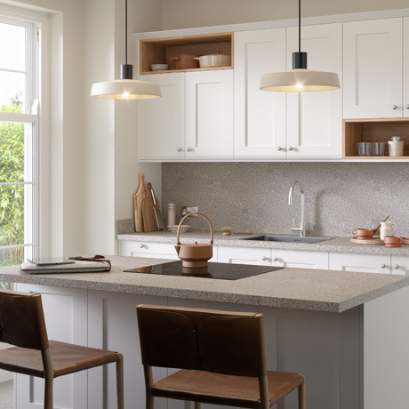 Bushboard Options Granite Beige Kitchen Worktops (Stone Finish)