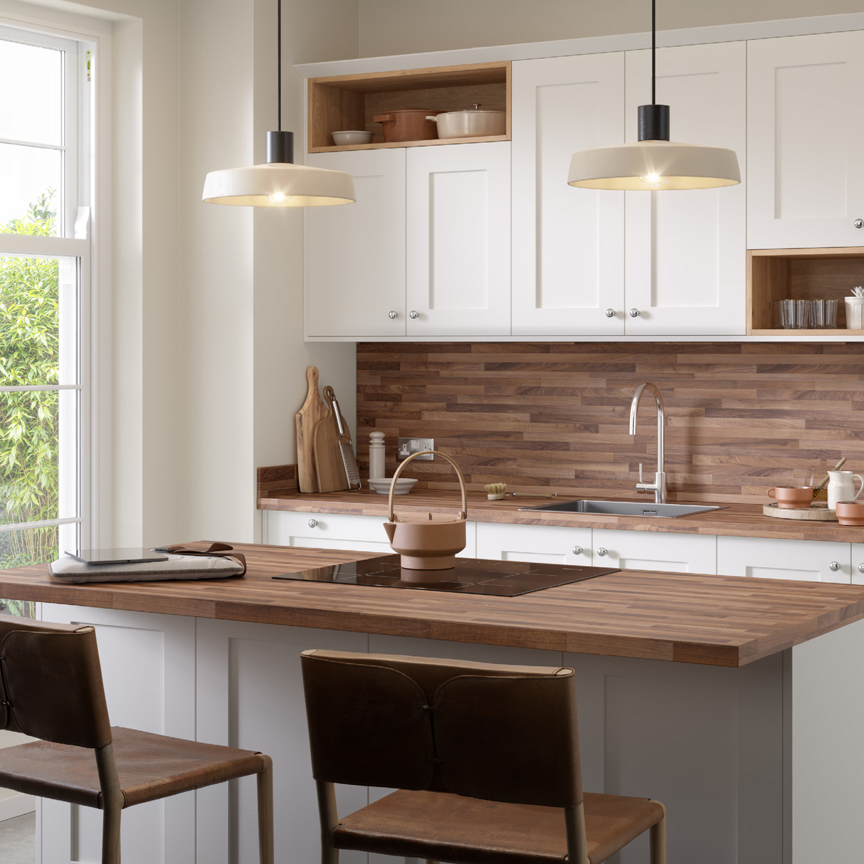 Bushboard Options Warm Walnut (Matt Finish) - Free Sample