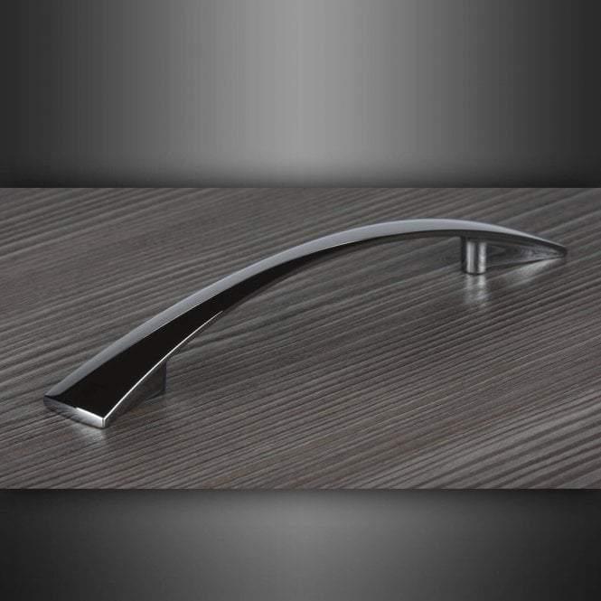 Polished Chrome Tapered Cabinet & Cupboard Handle – M4TEC Elgin D6