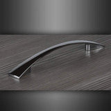 Polished Chrome Tapered Cabinet & Cupboard Handle – M4TEC Elgin D6