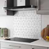 Wilsonart Alloy Geometry Aluminium Feature Kitchen Splashback