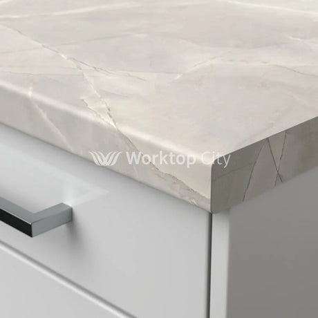 Senses Laminate Kitchen Worktops Colorado Marble Round (Postformed) Edge Matte Finish 3mtr Worktop - 3050mmx600mmx38mm