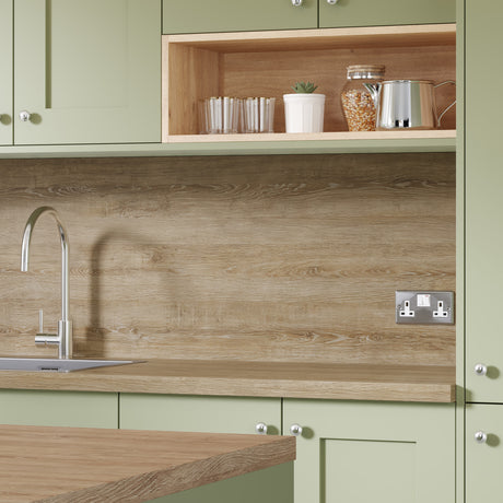 Bushboard Options Mondego Oak Kitchen Worktops (Matt Finish)
