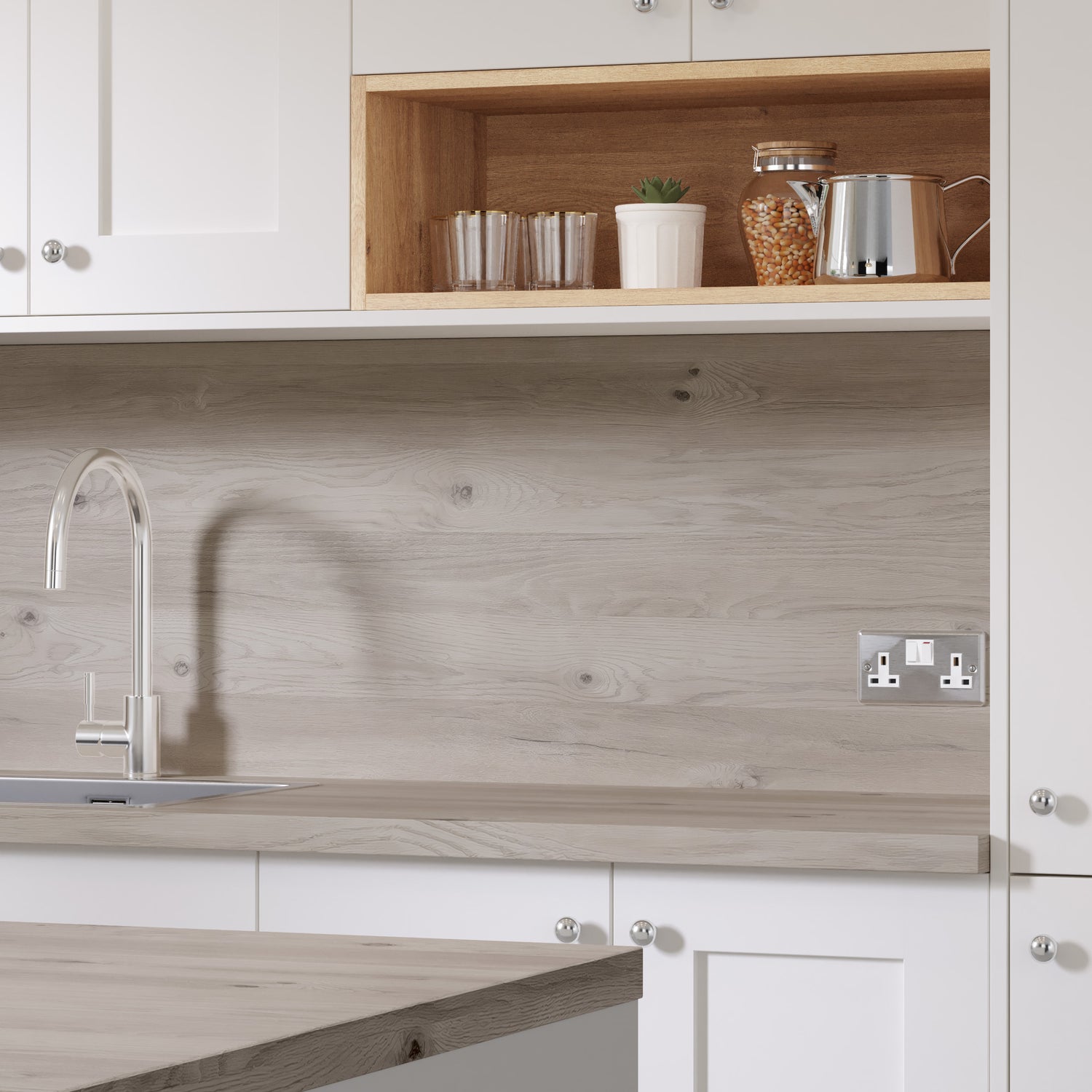 Bushboard Options Gardenia Kitchen Worktops (Matt Finish)